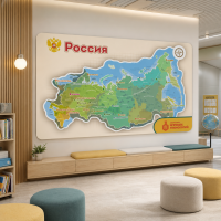 Изображение Магнитная панель карта  "РОССИЯ"