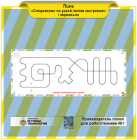 Изображение Поле " Следование по узкой линии экстремал / зеркально "