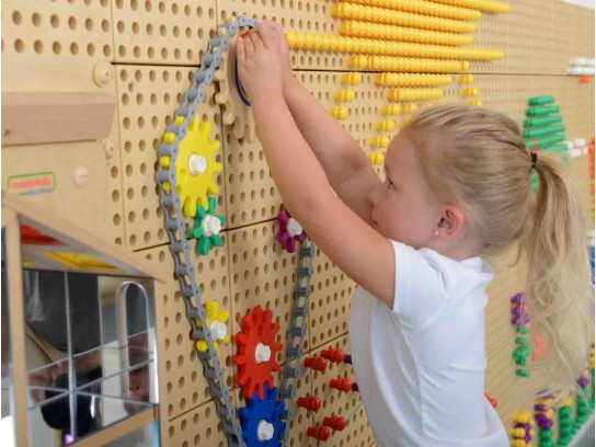 Детальное изображение Masterkidz  STEM Стена Набор шестеренок