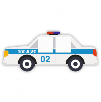 Изображение ЛИТ Лего-панель "Полицейская машина" 663*1526