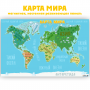 Детальное изображение Магнитная панель "Карта мира"