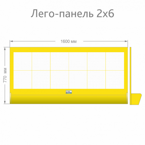 Детальное изображение ЛИТ Лего-панель "на 12" 770*1600