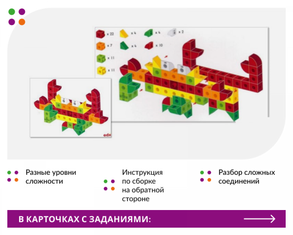 Детальное изображение Кубики соединяющиеся 2 см. Набор для класса
