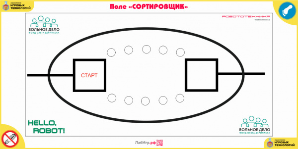 Детальное изображение Поле "Сортировщик" 2000х1000 мм