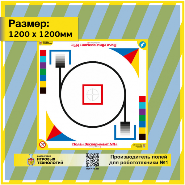 Детальное изображение Поле "Эксперимент №1" 1200 х1200 мм